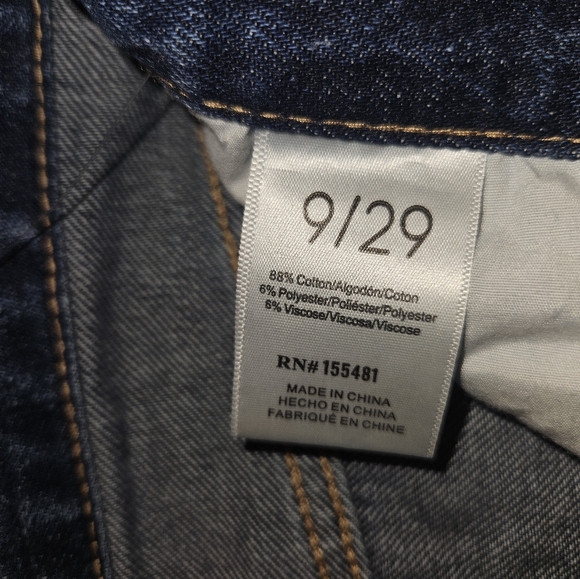 Classic Blue Extra Wide-Leg Distrested Women's Jeans NWT - Picture 2 of 5